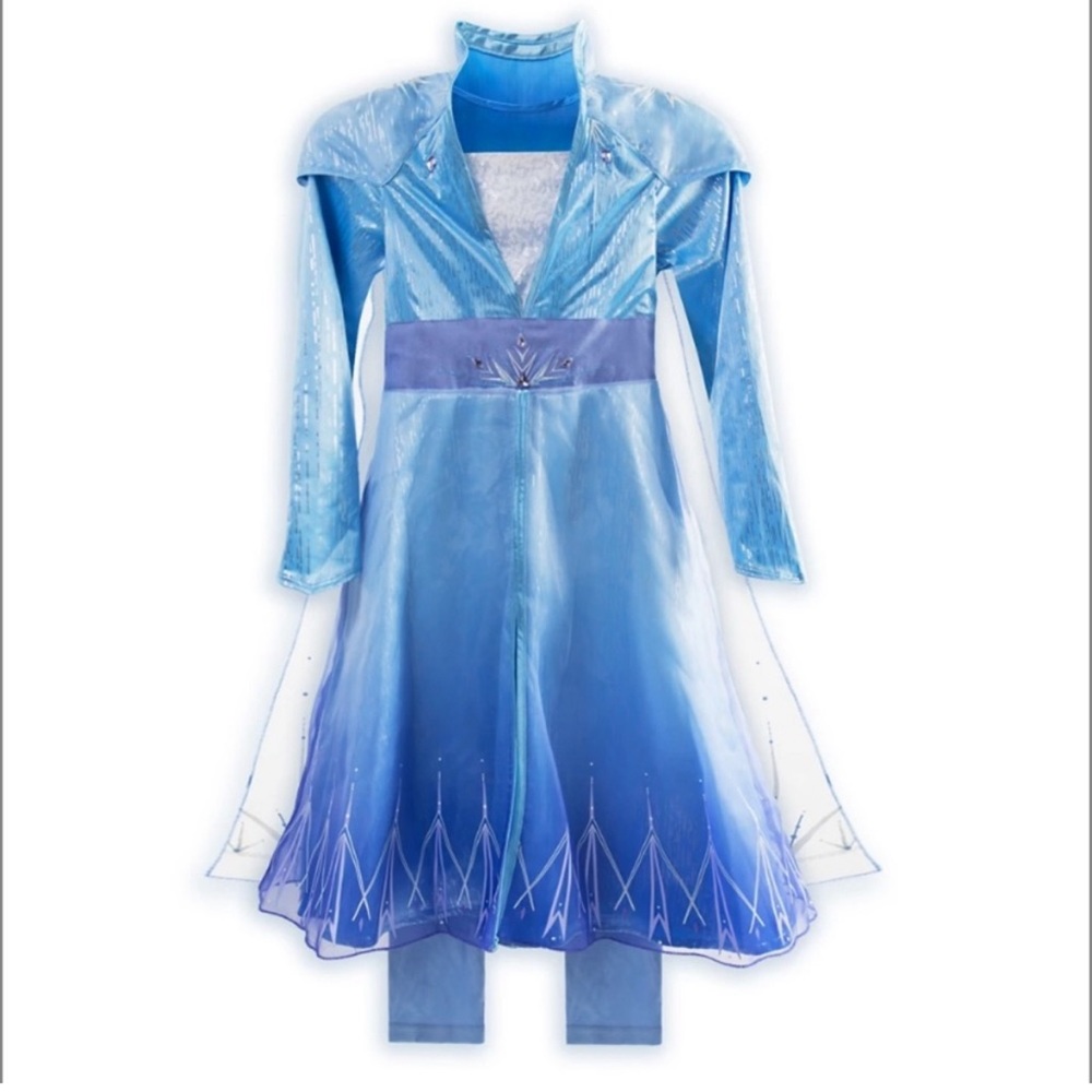 𝗡𝗘𝗪!Disney Dresses | Disney Princess Delux Elsa Costumes With Leggings